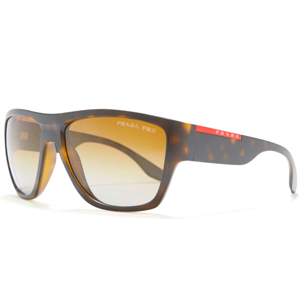 Prada 59mm square polarized sunglasses